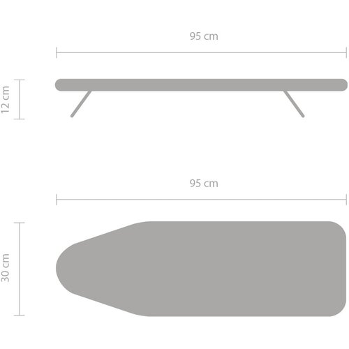 Brabantia Namizna likalna deska Metallised S &amp;ndash; Slike