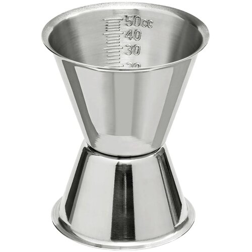ich-zapfe Merilni jigger za koktejle 30/50 ml z notranjo lestvico, nerjavno jeklo, (5000216676) Cene