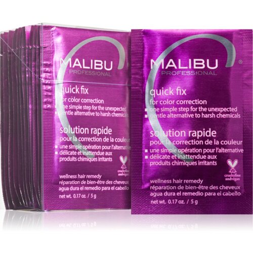 Malibu C Quick Fix regeneracijska in čistilna kura za lase 12x5 g Slike