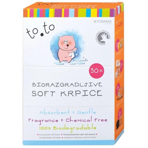 TOSAMA Biorazgradljive krpice to.to Soft, 30 komada Slike