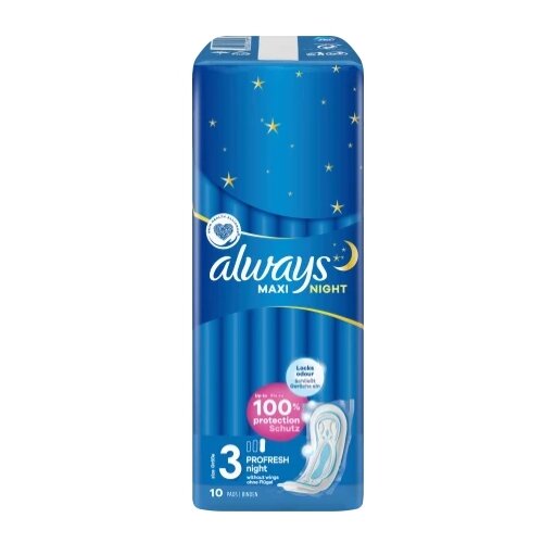 Always 10 kosov Maxi Night podložk za najvi&scaron;jo absorpcijo, za udobje in za&scaron;čito ponoči., (21953349) Cene