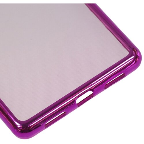  Silikonski ovitek z okvirjem za Huawei P9 lite - pink Slike
