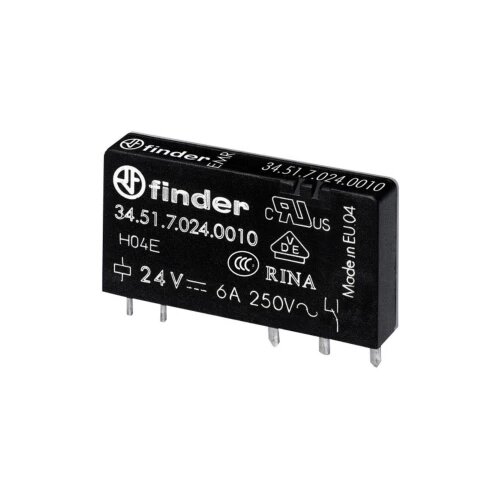 Finder 34.51.7.024.4010 relej za tiskane pločice 24 V/DC 6 A 1 prebacivanje 1 St. Tube Cijene