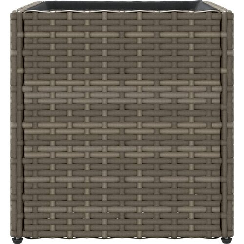  Vrtna sadilica siva 36 x 30 x 32 cm od poliratana Slike