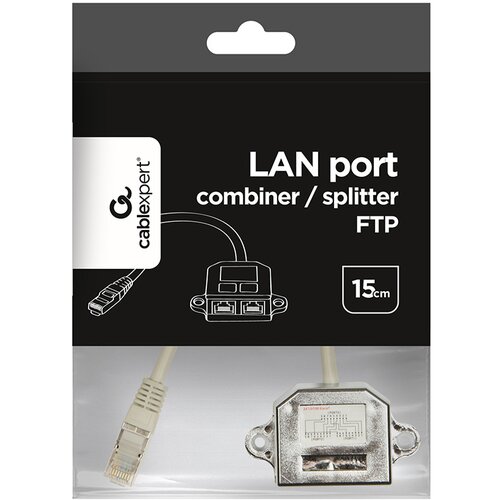  Mrežni adapter kabal, GEMBIRD, NCA-SP-02, LAN port combiner/splitter, FTP Cijene