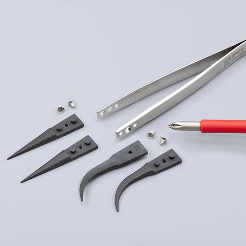 Knipex 92 81 05 ESD pinceta s izmjenjivim vrhovima 1 komad &amp;scaron;iljasti 130 mm Slike