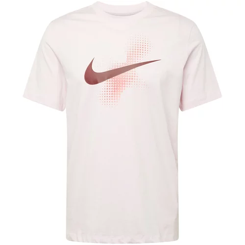 Nike Sportswear Majica 'SWOOSH' svijetloroza / bordo