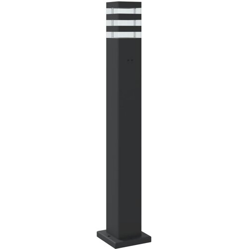  Vanjska podna svjetiljka crna 80 cm aluminijska Slike