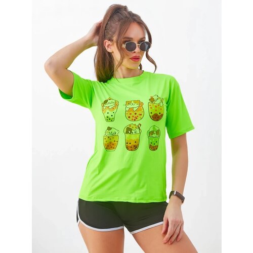 Resti Women's sports set with t-shirt and shorts Kitty Cat Cene