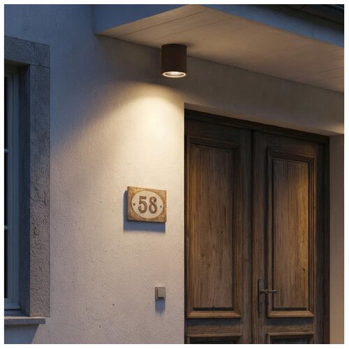 Ideal Lux - Spoljno spot svetlo GUN 1xGU10/28W/230V, prečnik 11 cm, IP55, braon Cene