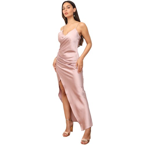 La Modeuse Dolge obleke 71114_P166852 Rožnata Slike