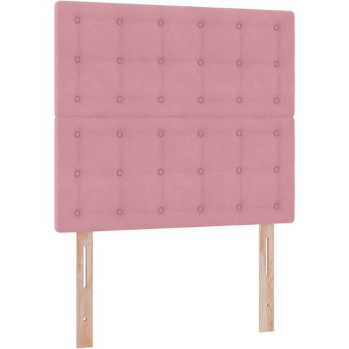  Krevet s prostorom za pohranu s LED-om Ružičasta 90 x 200 cm Slike