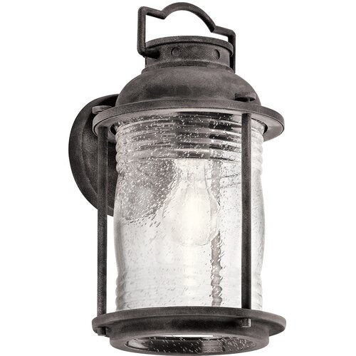 Elstead Lighting Elstead Ashland Bay 1 srednja zunanja stenska svetilka, cink, IP44, E27, (22100191) Cene