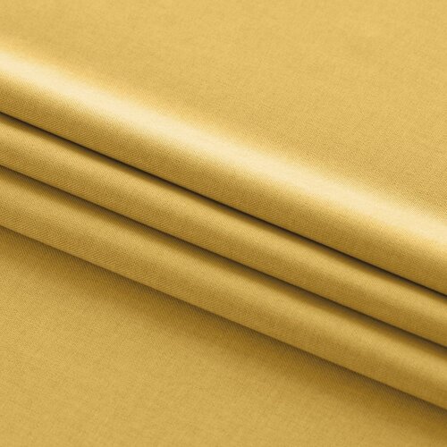  Curtain CARMENA color mustard style classic flex 9.5 cm with double pleat braid 220x270 HOMEDE Slike