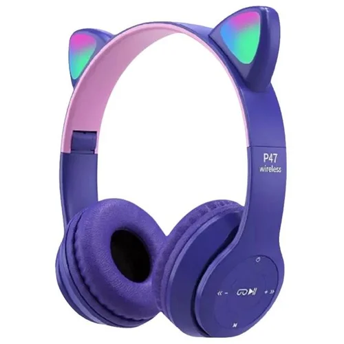  Slušalice za djecu bluetooth cat P47M purple