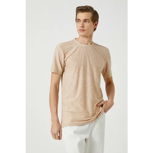 Koton T-Shirt - Beige - Regular fit