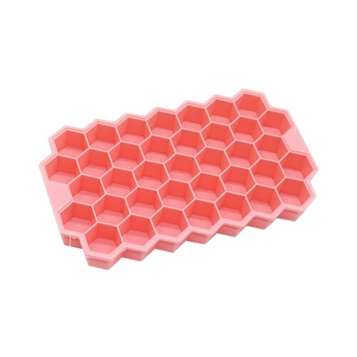INF Silikonski pladenj za ledene kocke s pokrovom 2 kos Pink, (21265730) Cene
