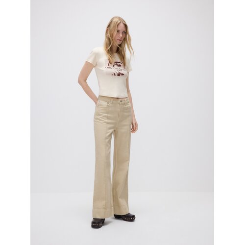Reserved LADIES` JEANS TROUSERS - krem Cijene