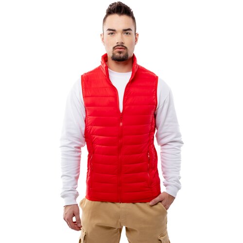 Glano Men's quilted vest - red Cijene