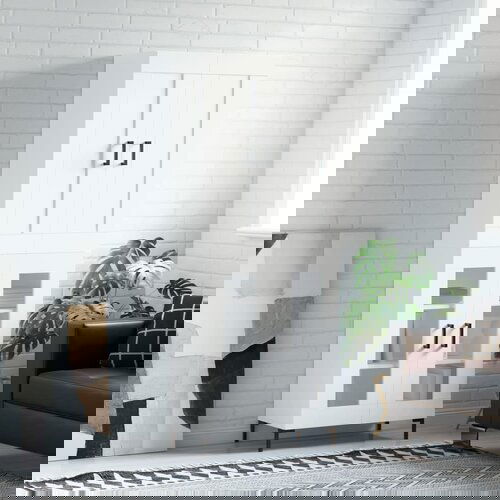 vidaXL Visoka komoda bijela 69 5x34x180 cm konstruirano drvo Cijene