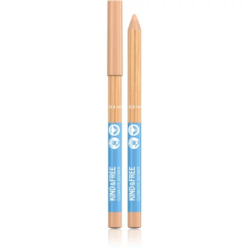 Rimmel London Kind & Free olovka za oči s intenzivnom bojom nijansa 5 Creamy White 1,1 g
