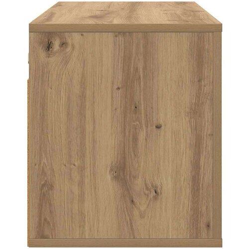  Ormar za TV montiran na zid hrast artisan 80 x 34.5 x 40 cm Slike