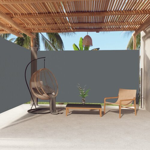 VidaXL Uvlačiva bočna tenda antracit 200 x 600 cm Slike