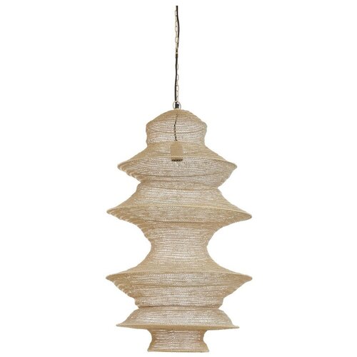 Light &amp;amp; Living Bež metalna viseća svjetiljka Nakisha &amp;ndash; Slike