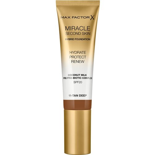 Max Factor Miracle Second Skin hidratantni kremasti puder SPF 20 nijansa 11 Tan Deep 30 ml Slike