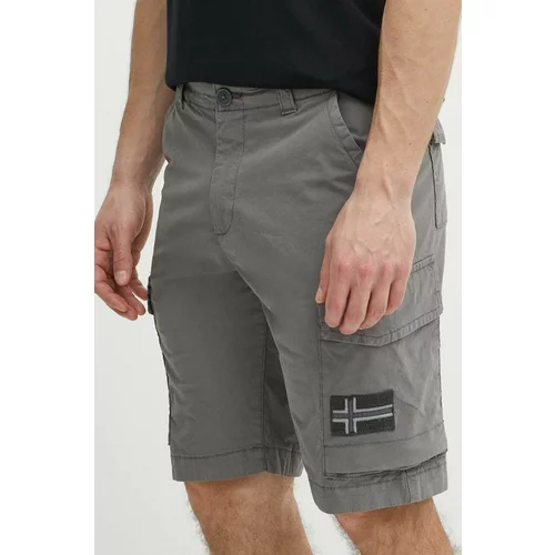 Napapijri Kratke hlače N-Horton za muškarce, boja: siva, NP0A4HOSH311