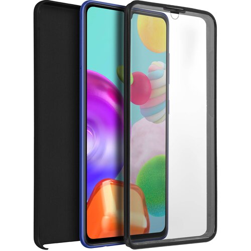 AVIZAR Integral 360&deg; ovitek za Samsung Galaxy A41: mehka sprednja stran in trda zadnja stran - crna, (20626661) Cene