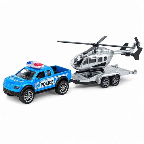  Policijska vozila Die-Cast 2/1 s prikolicom &amp;ndash; 4 modela Model 04 Slike