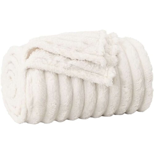  Pokrivači za bacanje 6 pcs Krema 200 x 150 cm Runo Slike