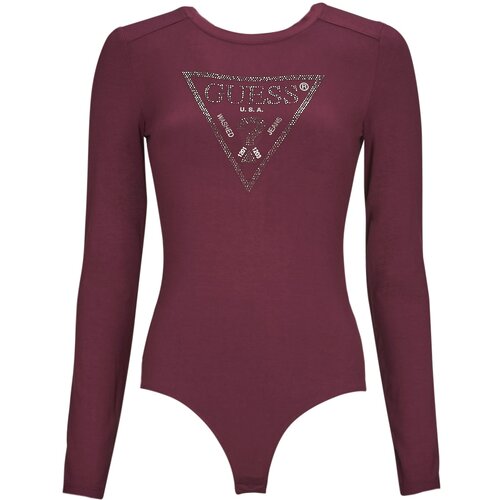 Guess Bodiji LS CN LOGO BODY Bordo Slike