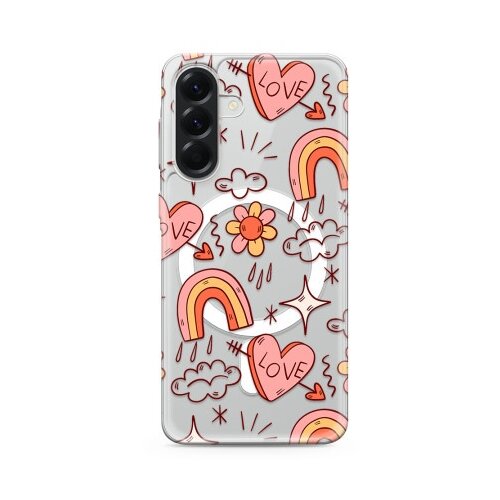  Futrola silikonska print magsafe za samsung a566b galaxy a56 5g love ( F121104 ) Cene