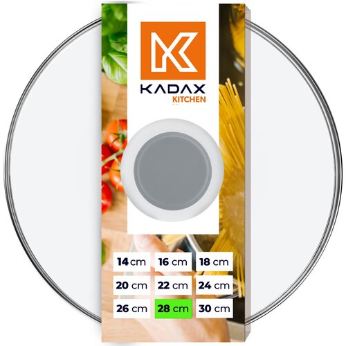 KADAX stekleni pokrov 28 cm univerzalni toplotno odporen pokrov za lonce in ponev, (5000551561) Cene