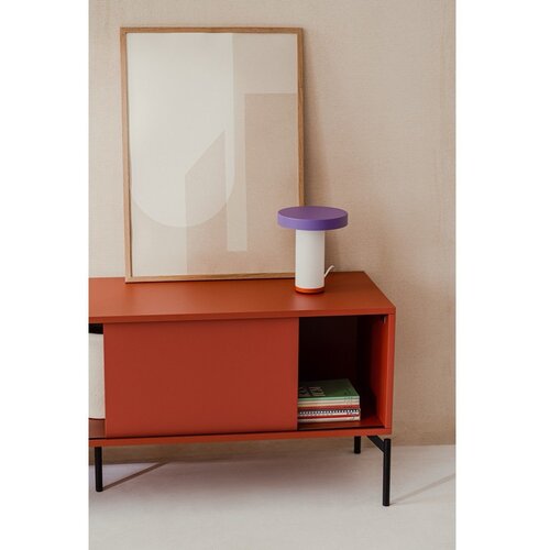 Noo.ma TV omarica v barvi terakote 160x60x42 cm Met &amp;ndash; Slike