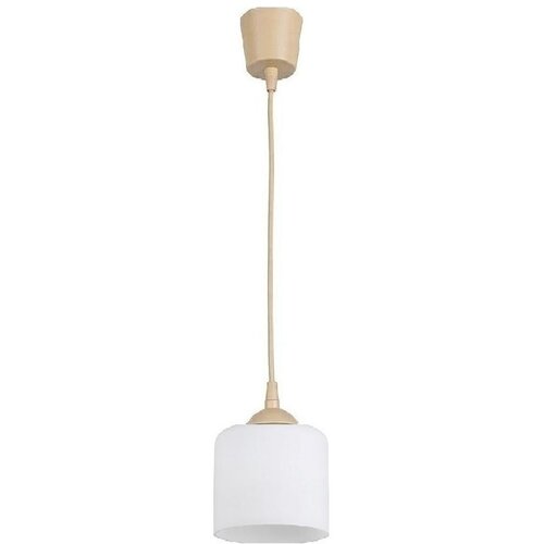 Brilagi LED luster na sajli RETRO GLASS 1xE27/60W/230V, prečnik 10 cm, bež/bela Cene