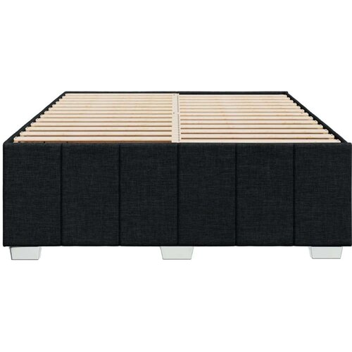 VidaXL okvir za krevet bez madraca crni 160x200 cm od tkanine Slike
