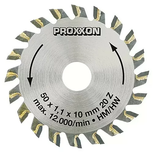 Proxxon List krožne žage št. 28017 (premer: 50 mm, izvrtina: 10 mm, 20 zob)