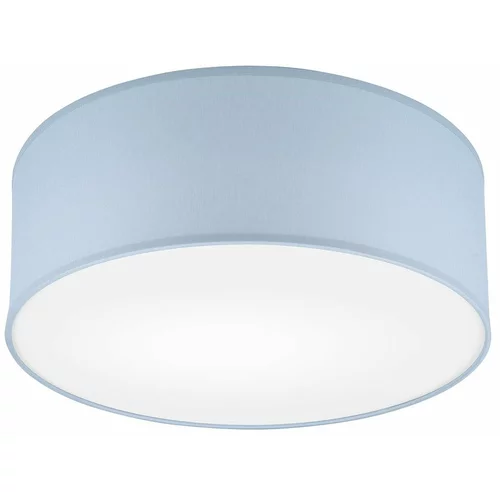 LAMKUR Modra stropna svetilka s tekstilnim senčnikom ø 35 cm Vivian –