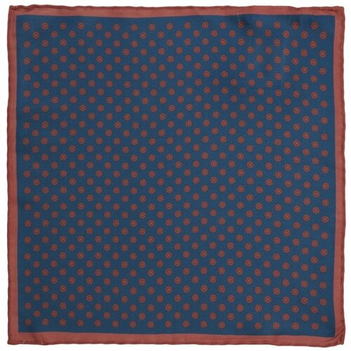 ALTINYILDIZ CLASSICS Men's Navy Blue-Burgundy Patterned Navy Blue- Claret Red Classic Handkerchief Slike