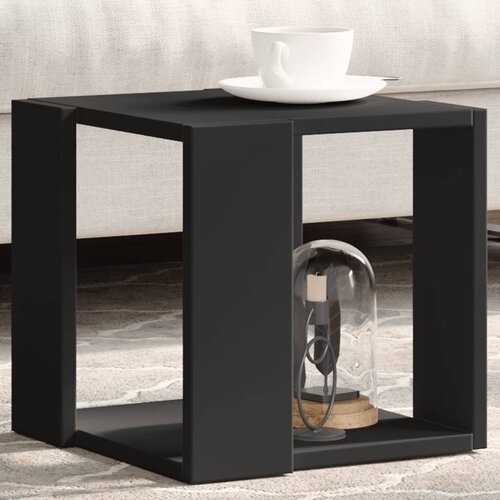vidaXL Stolić za kavu crni 32x32x30 cm od konstruiranog drva Cijene