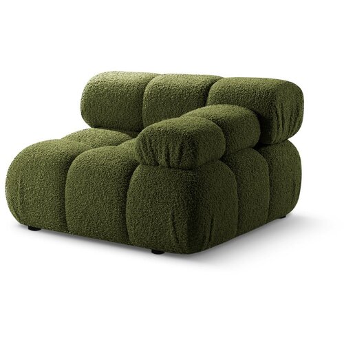 Micadoni Zelen modul za sedežno garnituro iz tkanine boucl&amp;eacute; (desni kot) Bellis &amp;ndash; Home Slike