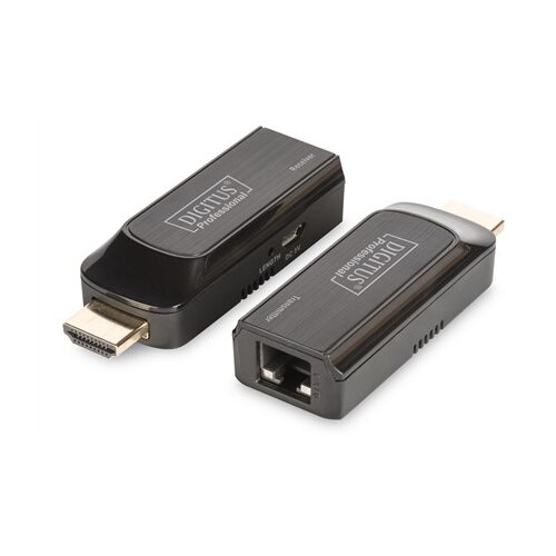 Digitus HDMI Mini Extender Set - Oddajnik in sprejemnik - Napajanje preko mikro USB - Obseg prenosa 50 m - Full HD 1080p pri 60 Hz DS-55203 HDMI raz&scaron;i, (20429927) Cene