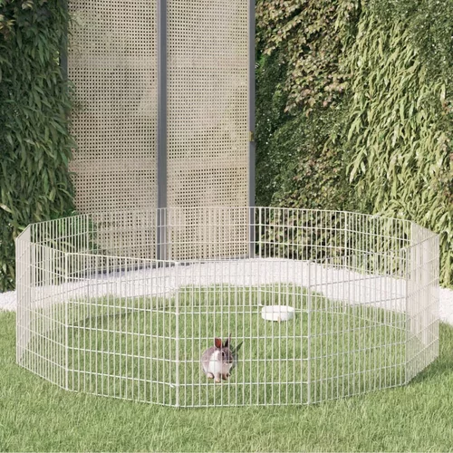  Kavez za zečeve s 12 panela 54 x 60 cm od pocinčanog željeza