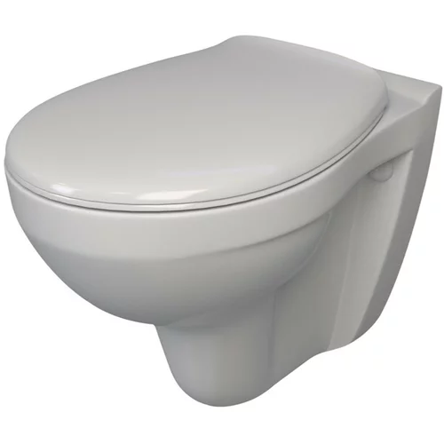 LECICO stenska wc školjka perth (z wc desko, keramika, bela)