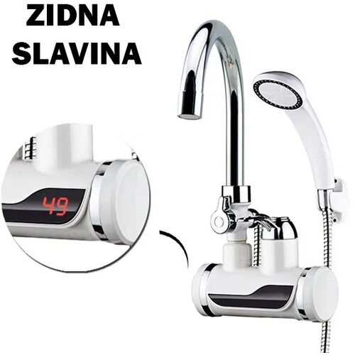  digitalna zidna slavina sa tu&amp;scaron;em i protočnim bojlerom Slike