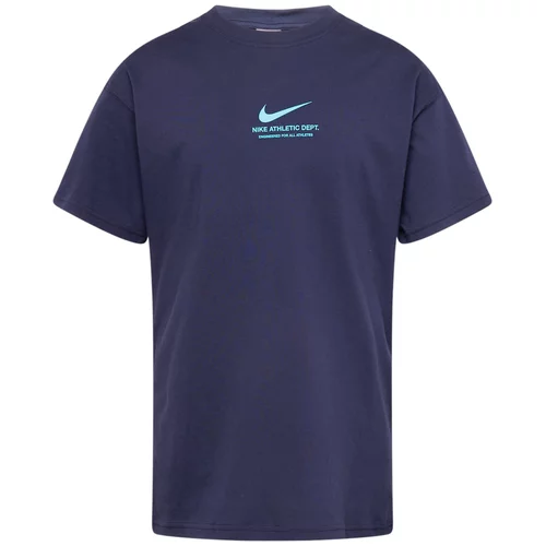 Nike Sportswear Majica mornarska / turkizna