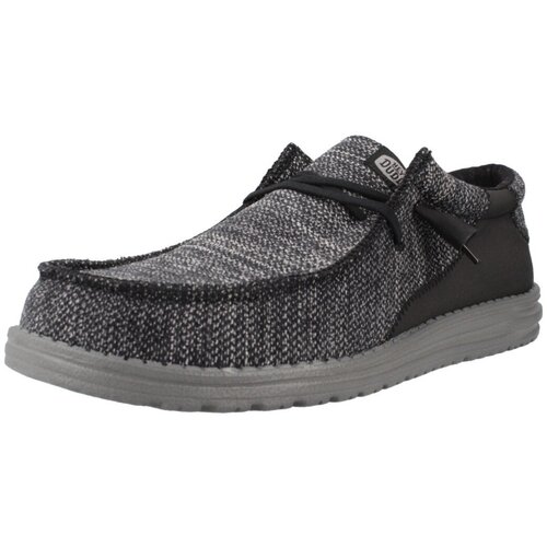 Hey Dude Čevlji Derby WALLY STITCH FLECKED Črna Slike